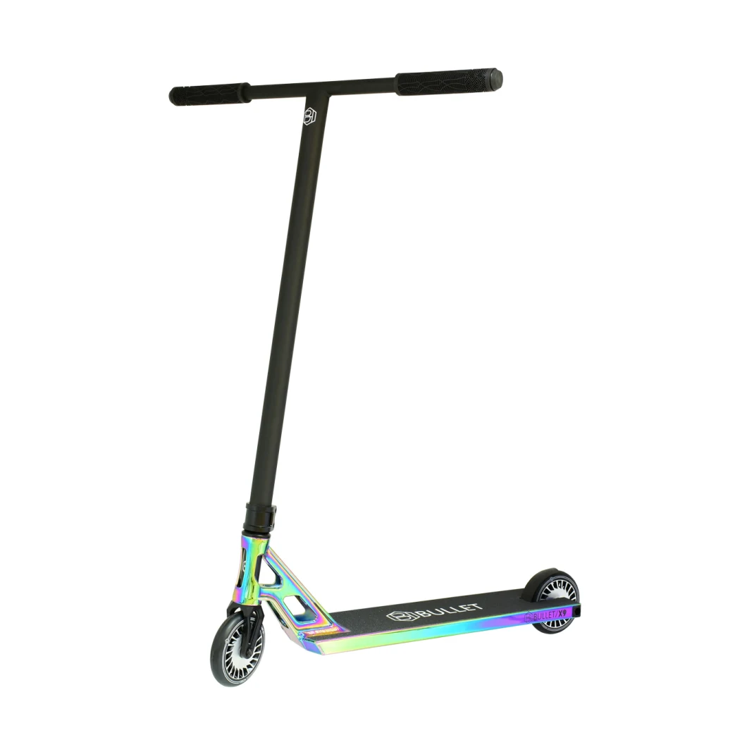 China Factory Direct Sale Professional Freestyle Stunt Scooter T Bar Trick Kick Scooter with TPR Handle Grip